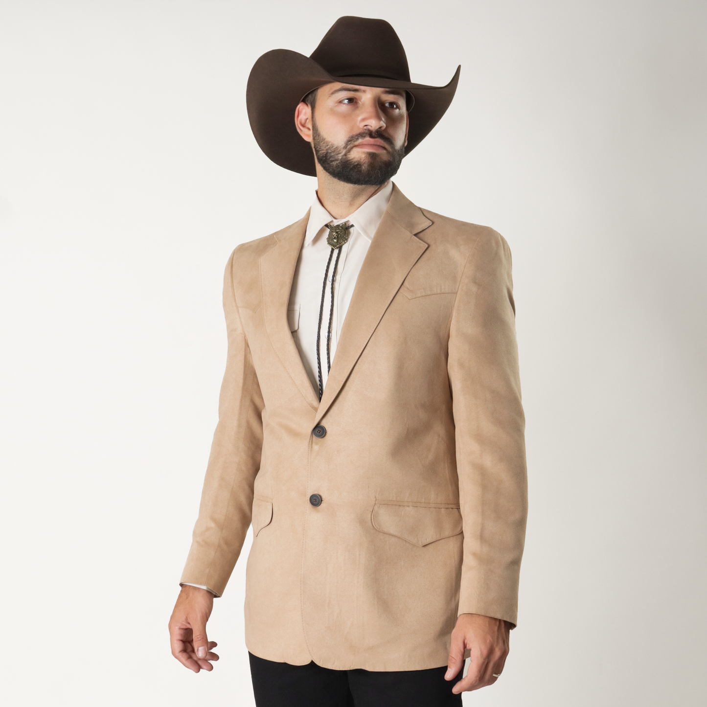 GTA-101 Saco de Gamuzina Camel Liso