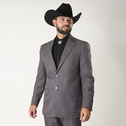 TGO-101 Traje Toledo Gris Oscuro Liso
