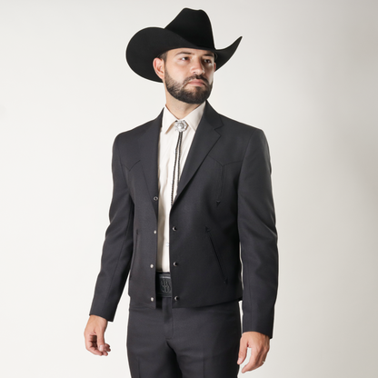 TNG-201 Traje Caporal Toledo Negro Liso