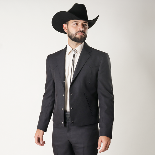 TNG-201 Traje Caporal Toledo Negro Liso