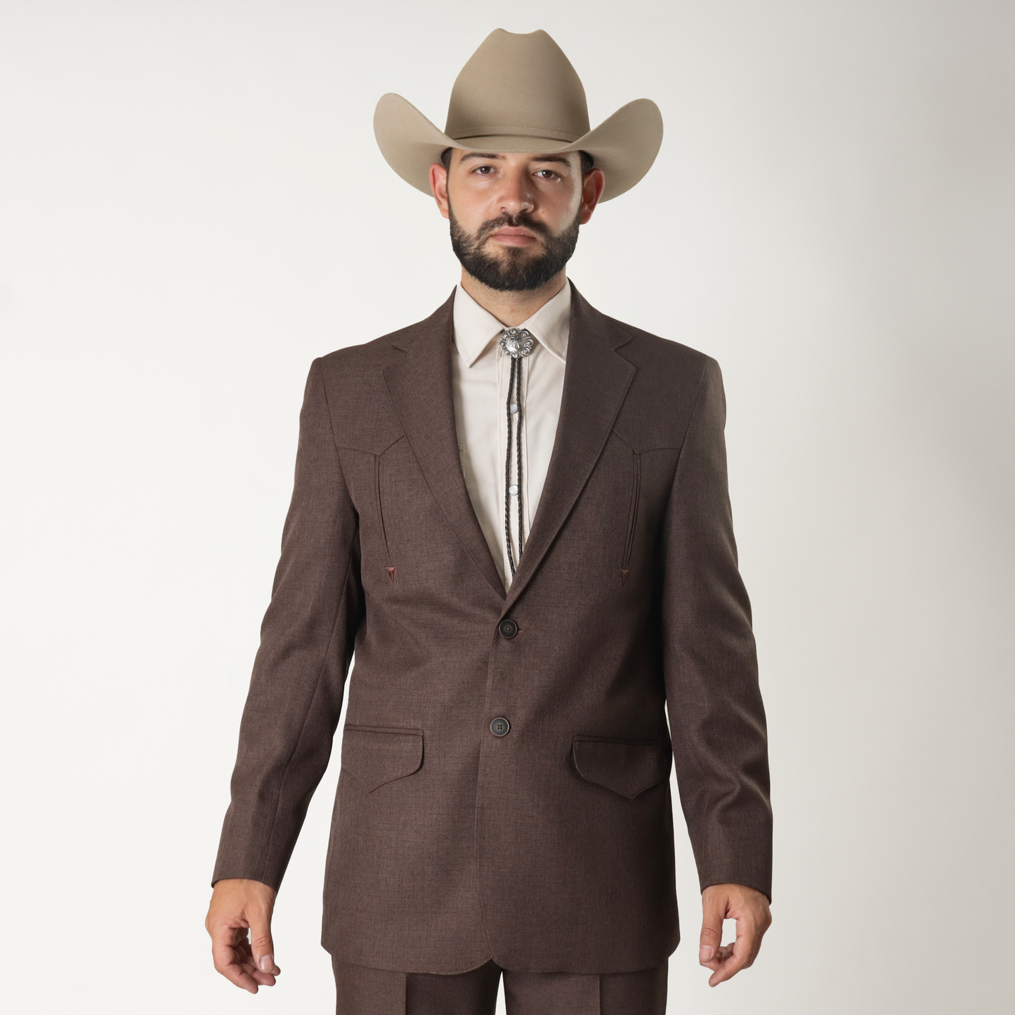 TCO-101 Traje Toledo Café Oscuro Liso