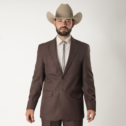 TCO-101 Traje Toledo Café Oscuro Liso