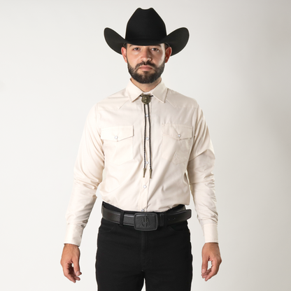 Camisa Caballero Lisa Beige 80200015002