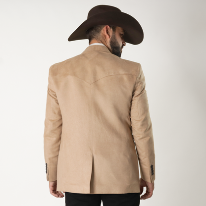 GTA-101 Saco de Gamuzina Camel Liso