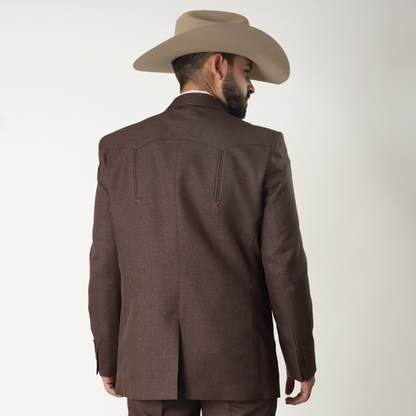 TCO-101 Traje Toledo Café Oscuro Liso