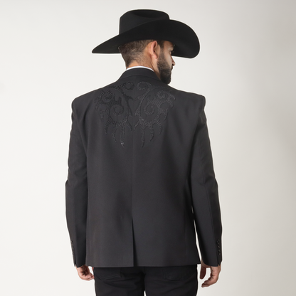 TGO-101 Traje Negro Bordado Valedores