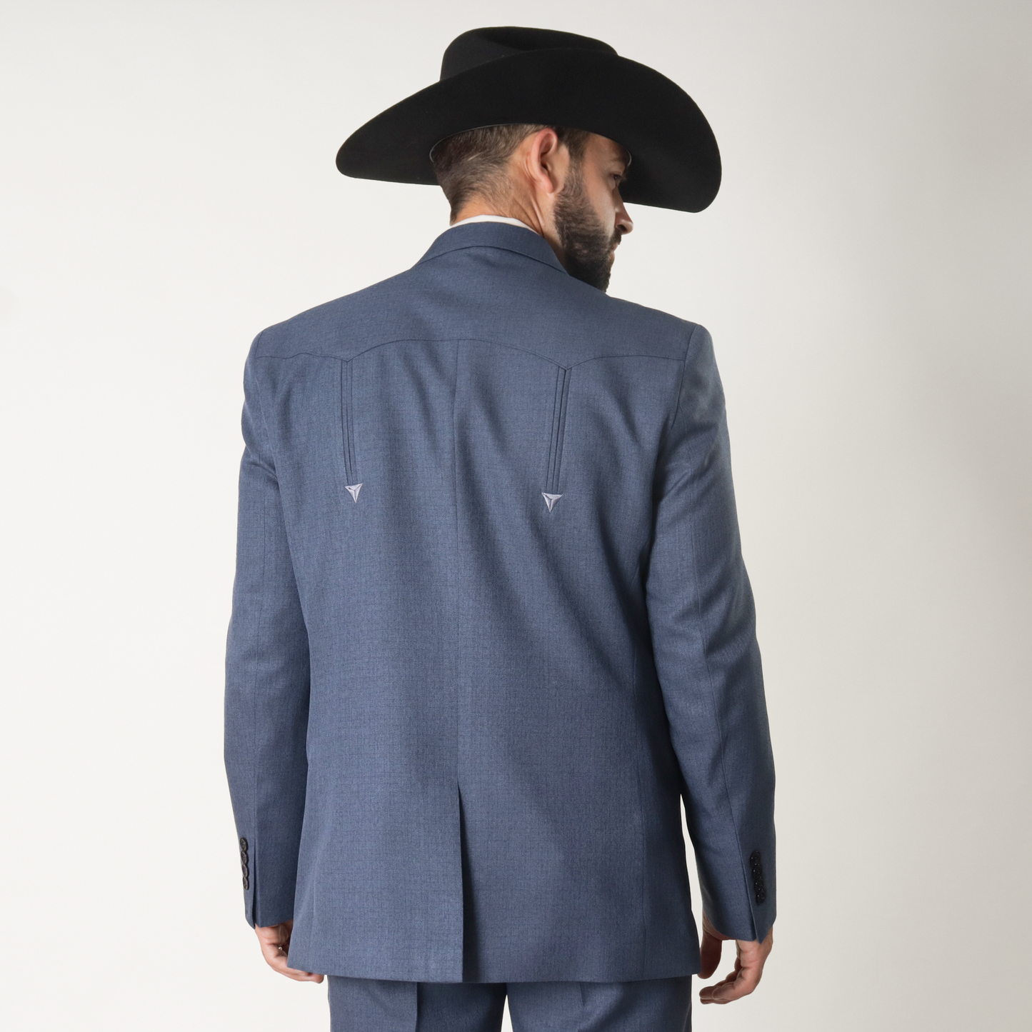 TAP-101 Traje Toledo Azul Pizarra Liso