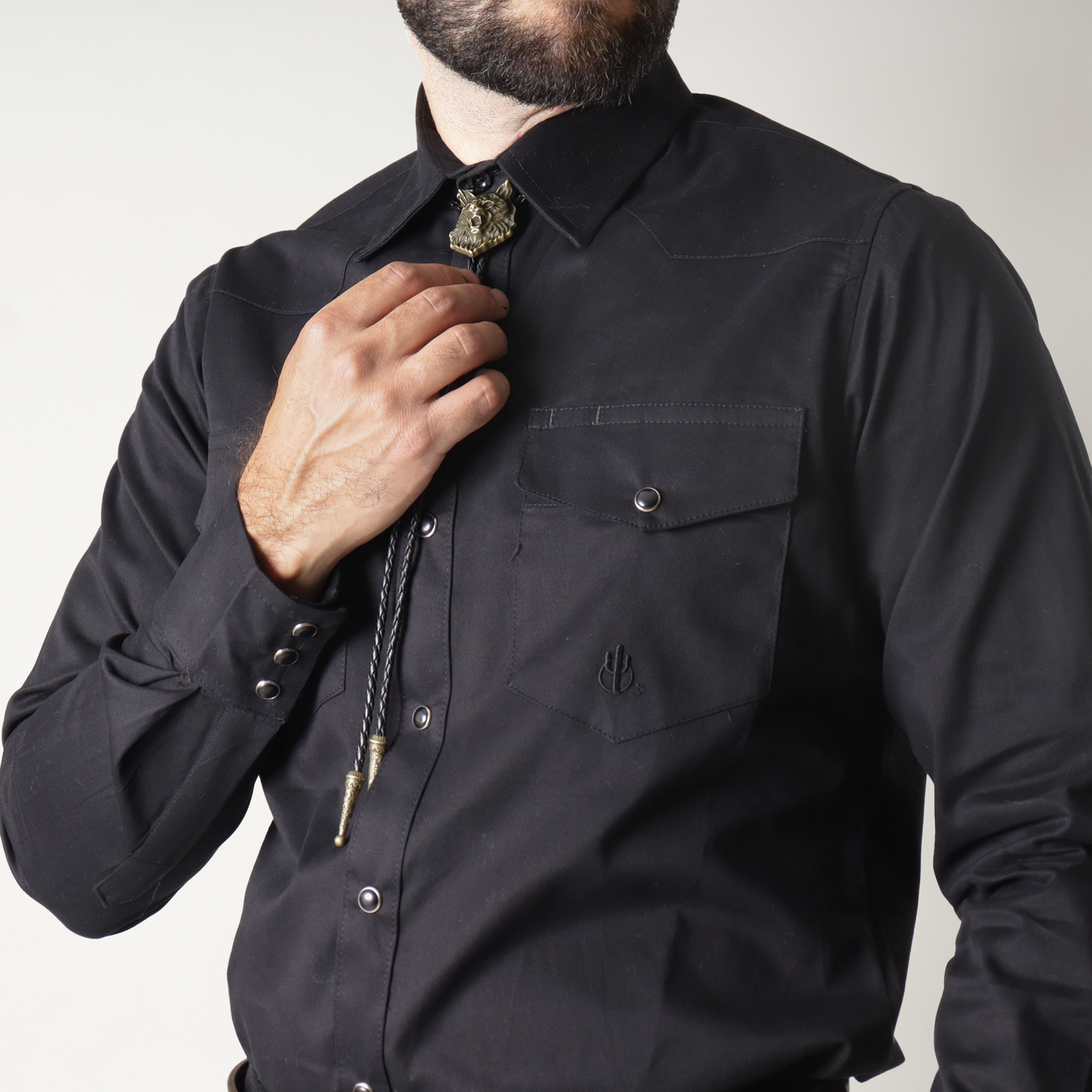 Camisa Caballero Lisa Negro 80200015003