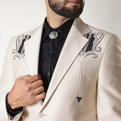 NG-120-5 Traje con Imitación RY Bordado Espigas