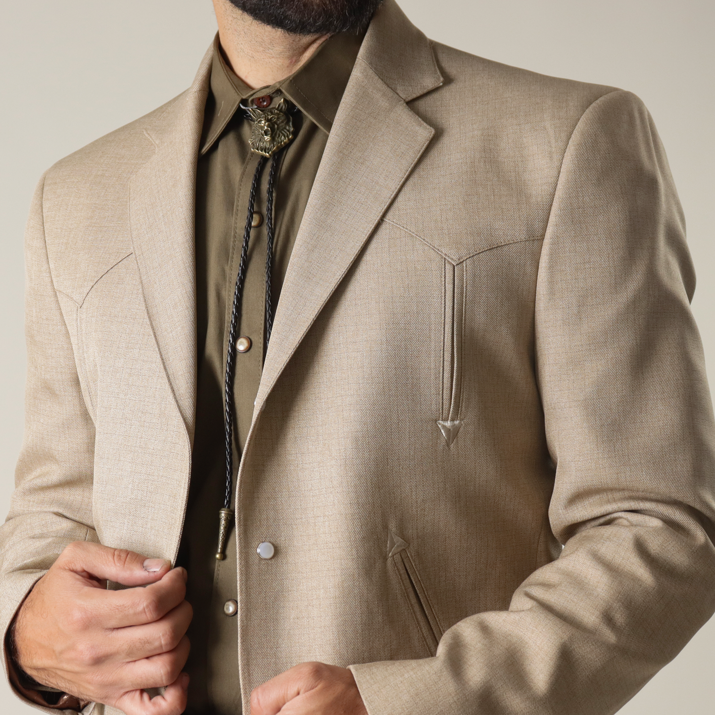TCM-201 Traje Caporal Toledo Camel Liso