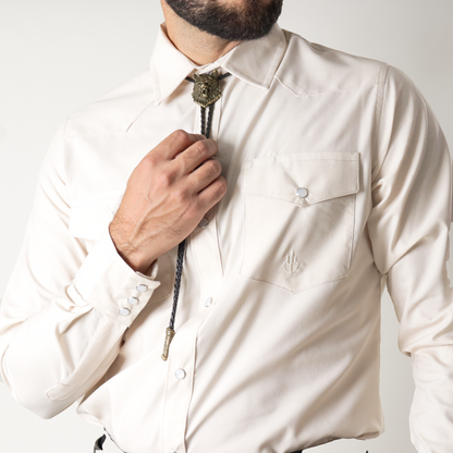 Camisa Caballero Lisa Beige 80200015002