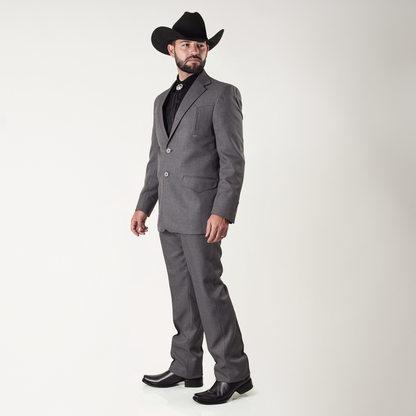 TGO-101 Traje Toledo Gris Oscuro Liso