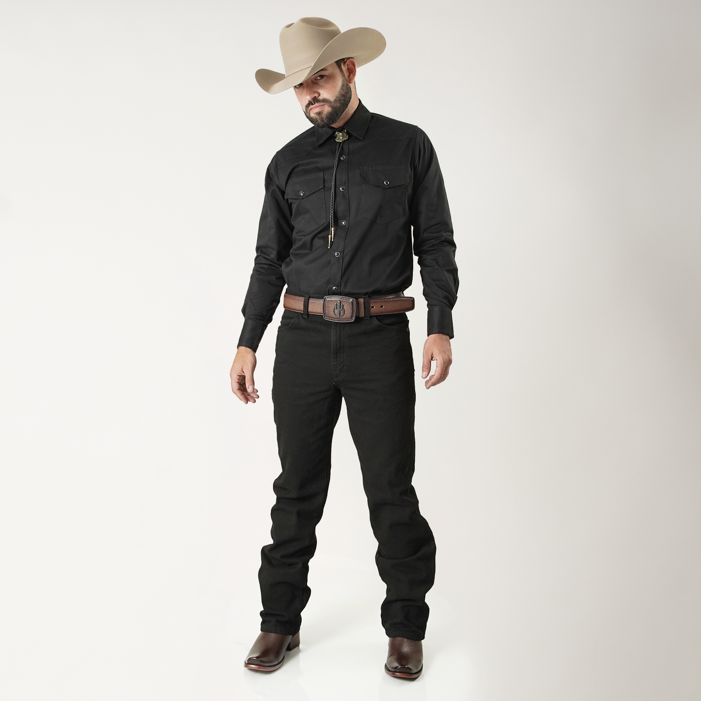 Camisa Caballero Lisa Negro 80200015003