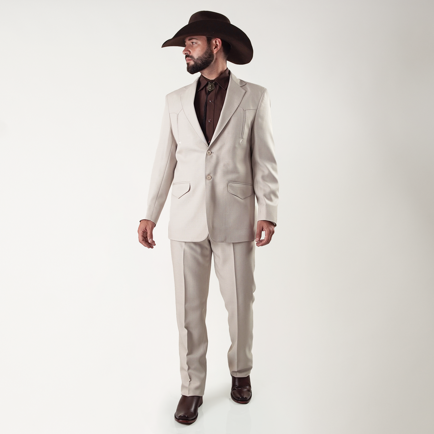 TBG-101 Traje Toledo Beige Liso