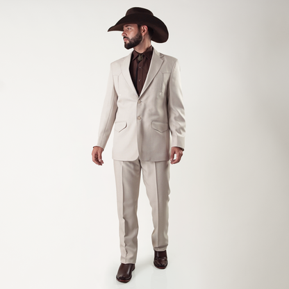 TBG-101 Traje Toledo Beige Liso