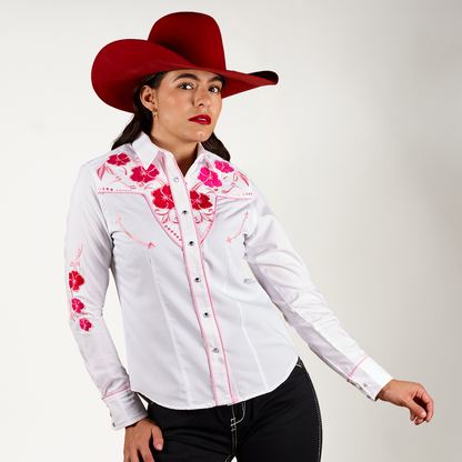 CAMISA BLANCA BORDADO 426