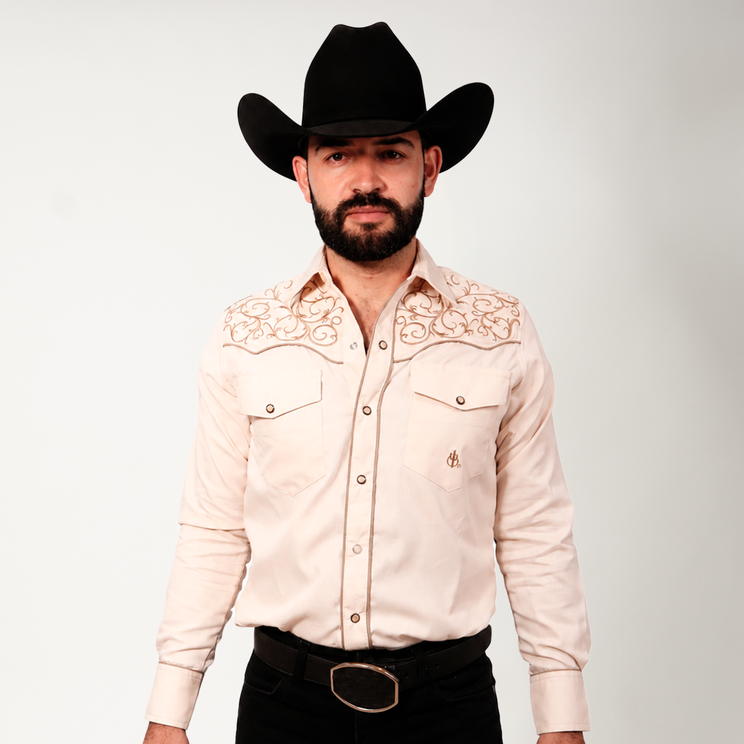 CAMISA KAKI BORDADO RAMER 2