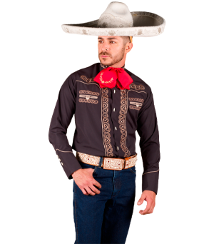 CAMISA DE CABALLERO TELA AMBASADOR BORDADO - 80302025002