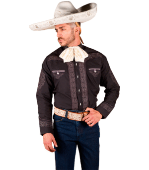 CAMISA DE CABALLERO TELA AMBASADOR BORDADO - 80309023001