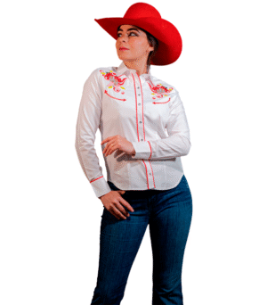 BLUSA DE DAMA TELA AMBASADOR BORDADO - 82430023000