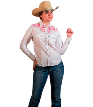 BLUSA DE DAMA TELA AMBASADOR BORDADO - 82431023000