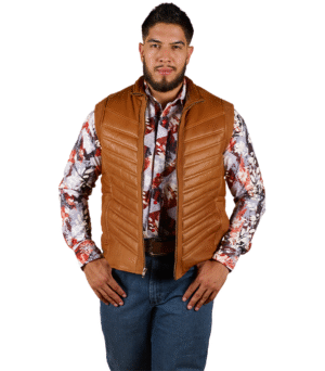 CHALECO DE CABALLERO PIEL - BML-407