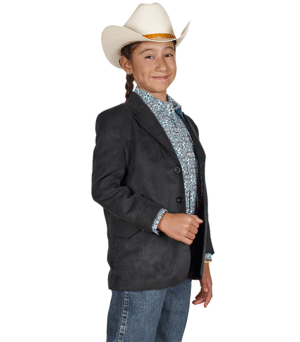 SACO DE NIÑO NEGRO LISO - GNG-01