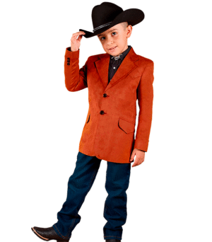 SACO DE NIÑO VAQUERO LISO - GSH-01