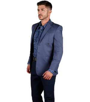 SACO DE CABALLERO TELA TOLEDO DOBLE ABERTURA CON CODERAS - TAP -501